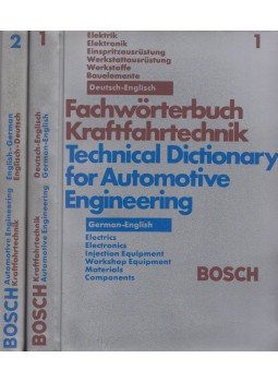  - Fachwörterbuch Kraftrahrtechnik/Technical Dictionary for Automotive Engineering I-II., Stuttgart 1976 antikvár könyv