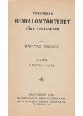 Hamvas József - Egyetemes irodalomtörténet főbb vonásokban III. rész