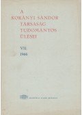 Dr. Magyar Imre (szerk.),Dr. Regöly-Mérei Gyula (szerk.) - A Korányi Sándor Társaság tudományos ülései VII.