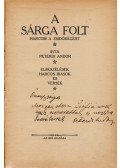 Peterdi Andor - A sárga folt. Harcom a zsidóságért (Dedikált)