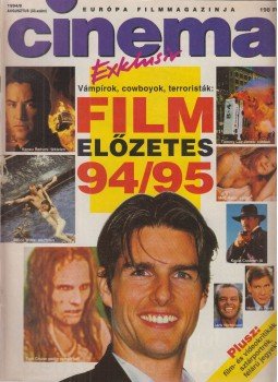 Bergendy Péter (szerk.) - Cinema 1994/8. augusztus (33. szám) Bergendy Péter (szerk.) - Cinema 1994/8. augusztus (33. szám), Budapest 1994 antikvár könyv