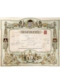  - A Budapesti Egyesült Lakatos Ipartestület segédlevele (1925 körül)