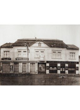 - A kispesti Üllői út bérháza Skopál Ignác rőföskereskedő üzletével (1936 körül), Kispest 1936 antikvár könyv