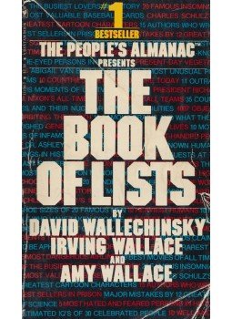 Wallace, Irving, Wallechinsky, David, Wallace, Amy - The Book of Lists Wallace, Irving, Wallechinsky, David, Wallace, Amy - The Book of Lists, New York 1978 antikvár könyv