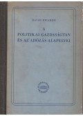 Ricardo, David - A politikai gazdaságtan és az adózás alapelvei