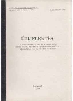  - Útijelentés, Budapest 1983 antikvár könyv