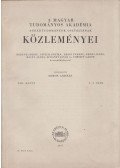 Somos András - A Magyar Tudományos Akadémia Agrártudományi Osztályának közleményei XIII. kötet 1-2. szám