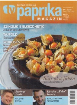 Zsigmond Gábor - TV paprika magazin 2011. április Zsigmond Gábor - TV paprika magazin 2011. április, 2011 antikvár könyv