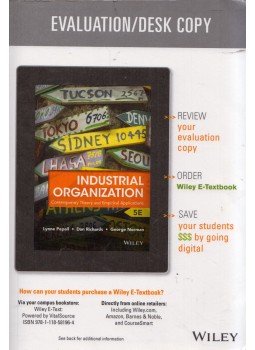 Lynne Pepall, Dan Richards, George Norman - Industrial Organization: Contemporary Theory and Empirical Applications Evaluation/Desk Copy,  2014 antikvár könyv