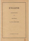 Dr. Biró, Paul Lewis - English II.