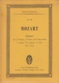 Mozart, Wolfgang Amadeus,Rudolf Gerber - Quintet C major for 2 Violins, 2 Violas and Violoncello by Wolfgang Amadeus Mozart