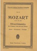 Mozart, Wolfgang Amadeus - Divertimento D-dur für 2 Violinen, Viola, Baß und 2 Hörner von Wolfgang Amadeus Mozart