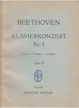 Beethoven, Ludwig von, Wilhelm Altmann - Beethoven Konzert Nr. 1 für Klavier und Orchester Opus 15., Leipzig 1972 antikvár könyv