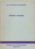 dr. Ollé Lajos - Általános statisztika
