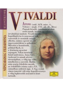  - Antonio Vivaldi (1678-1741), Budapest 1996 antikvár könyv