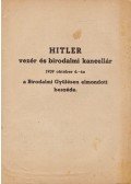 Hitler, Adolf - Hitler vezér és birodalmi kancellár 1939 október 6.-án a Birodalmi Gyülésen elmondott beszéde