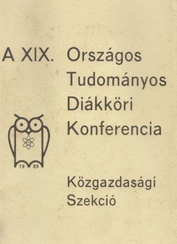 Dr. Bognár Éva (szerk.), Dr. Sajósiné dr. Kováts Magdolna (szerk.), Dr. Simon Lenke (szerk.) - A XIX. Országos Tudományos Diákköri Konferencia pályamunkái,  1989 antikvár könyv