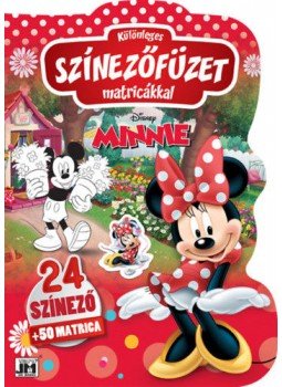  - Különleges színezőfüzet matricákkal: Minnie - 24 színező  + 50 matrica, null 2021 antikvár könyv