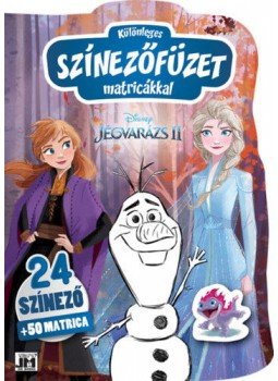  - Különleges színezőfüzet matricákkal: Jégvarázs 2. - 24 színező  + 50 matrica, null 2021 antikvár könyv