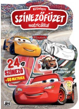 - Különleges színezőfüzet matricákkal: Verdák 3 - 24 színező  + 50 matrica, null 2021 antikvár könyv