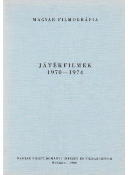 Luttor Márta - Játékfilmek 1970-1974, Budapest 1980 antikvár könyv