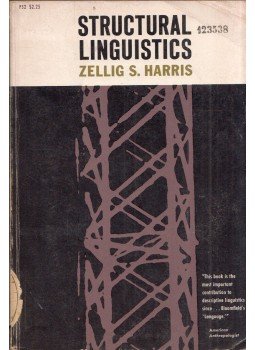 Zellig S. Harris - Structural Linguistics Zellig S. Harris - Structural Linguistics, Chicago, Illinois 1961 antikvár könyv