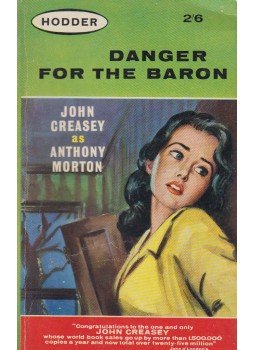 John Creasey - Danger for the Baron, London 1963 antikvár könyv
