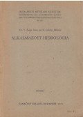 Dr. V. Nagy Imre,Dr. Erdélyi Mihály - Alkalmazott hidrológia