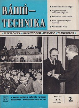 Stefanik Pál - Rádiótechnika 1976/2. február, Budapest 1976 antikvár könyv