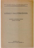 Imreh István - Székely falutörvények