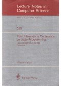 Ehud Shapiro (szerk.) - Third International Conference on Logic Programming