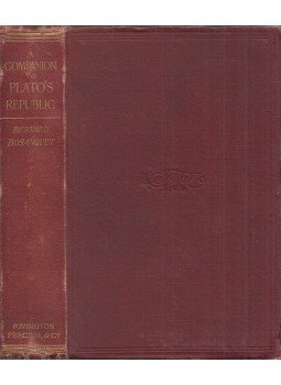 Bernard Bosanquet - A Companion to Plato's Republic for English Readers, London 1895 antikvár könyv