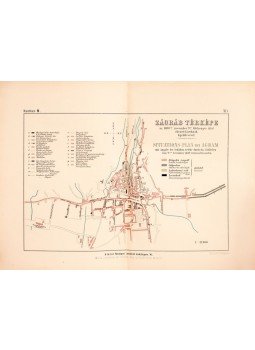 Hantken Miksa, prudniki - Das Erdbeben von Agram im Jahre 1880, Budapest 1882 antikvár könyv