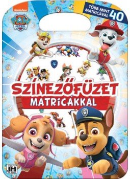  - Színezőfüzet matricákkal - Mancs őrjárat - Több mint 40 matricával, null 2021 antikvár könyv
