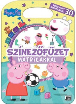  - Színezőfüzet matricákkal - Peppa malac - Több mint 30 matricával, null 2021 antikvár könyv