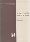 Boda Jenő - A fajnév-adás nyelvi alapjai