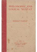 Rudolf Carnap - Philosophy and Logical Syntax
