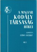 Szőnyi Erzsébet - A Magyar Kodály Társaság Hírei VIII/1.