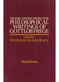 Frege, Gottlob,Peter Geach (ed.),Max Black (ed.) - Translations from the philosophical writings of Gottlob Frege