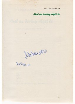 Molnár Gábor - Ahol az ösvény véget ér (Aláírt), Budapest 1964 antikvár könyv