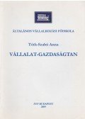 Tóth Szabó Anna - Vállalat-gazdaságtan
