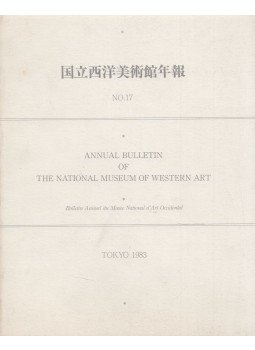  - Annual bulletin of the National Museum of Western Art 17., Tokyo 1983 antikvár könyv