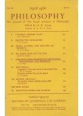 H. B. Acton (szerk.) - Philosophy Vol. 41, No. 156