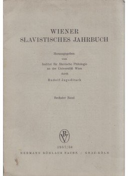Rudolf Jagoditsch - Wiener Slavistisches Jahrbuch Sechster Band, Graz 1957 antikvár könyv