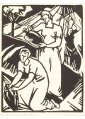 Bortnyik Sándor - Vízhordó nők, 1920