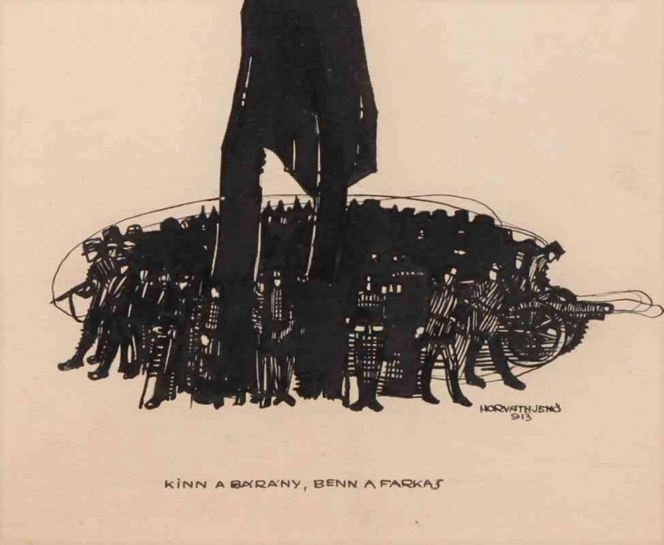 Horváth Jenő - Kinn a bárány, benn a farkas, 1913 előnézeti kép
