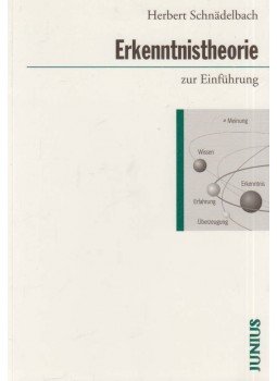 Schnädelbach, Herbert - Erkenntnistheorie zur Einführung, Hamburg 2002 antikvár könyv