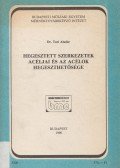 Turi Aladár dr. - Hegesztett szerkezetek acéljai és az acélok hegeszthetősége