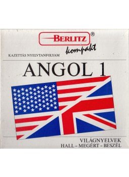  - Angol 1. - Berlitz kompakt kangkazettás nyelvtanfolyam,  1992 antikvár könyv