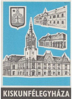  - Kiskunfélegyháza várostérképe, Budapest 1978 antikvár könyv